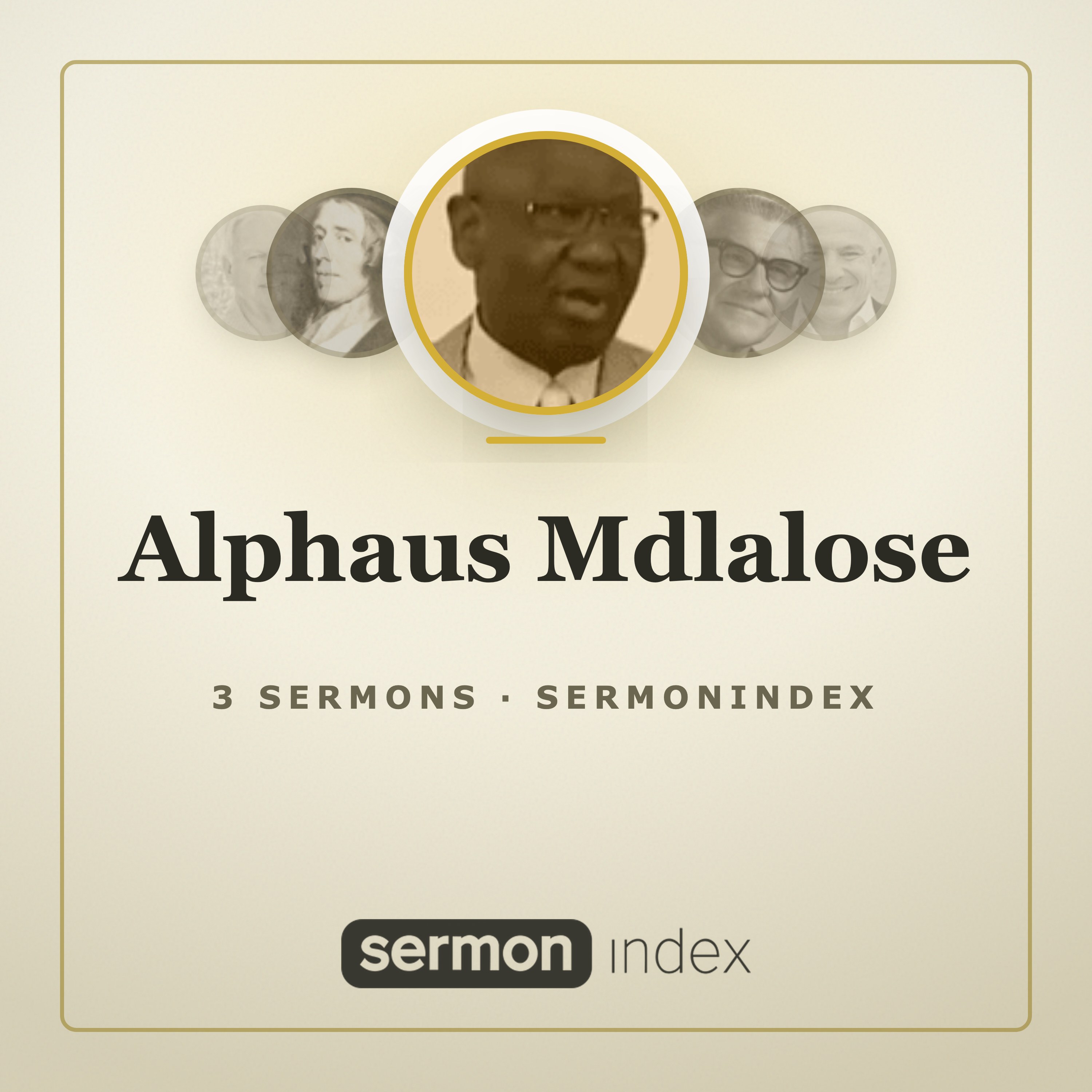 Alphaus Mdlalose — SermonIndex podcast artwork