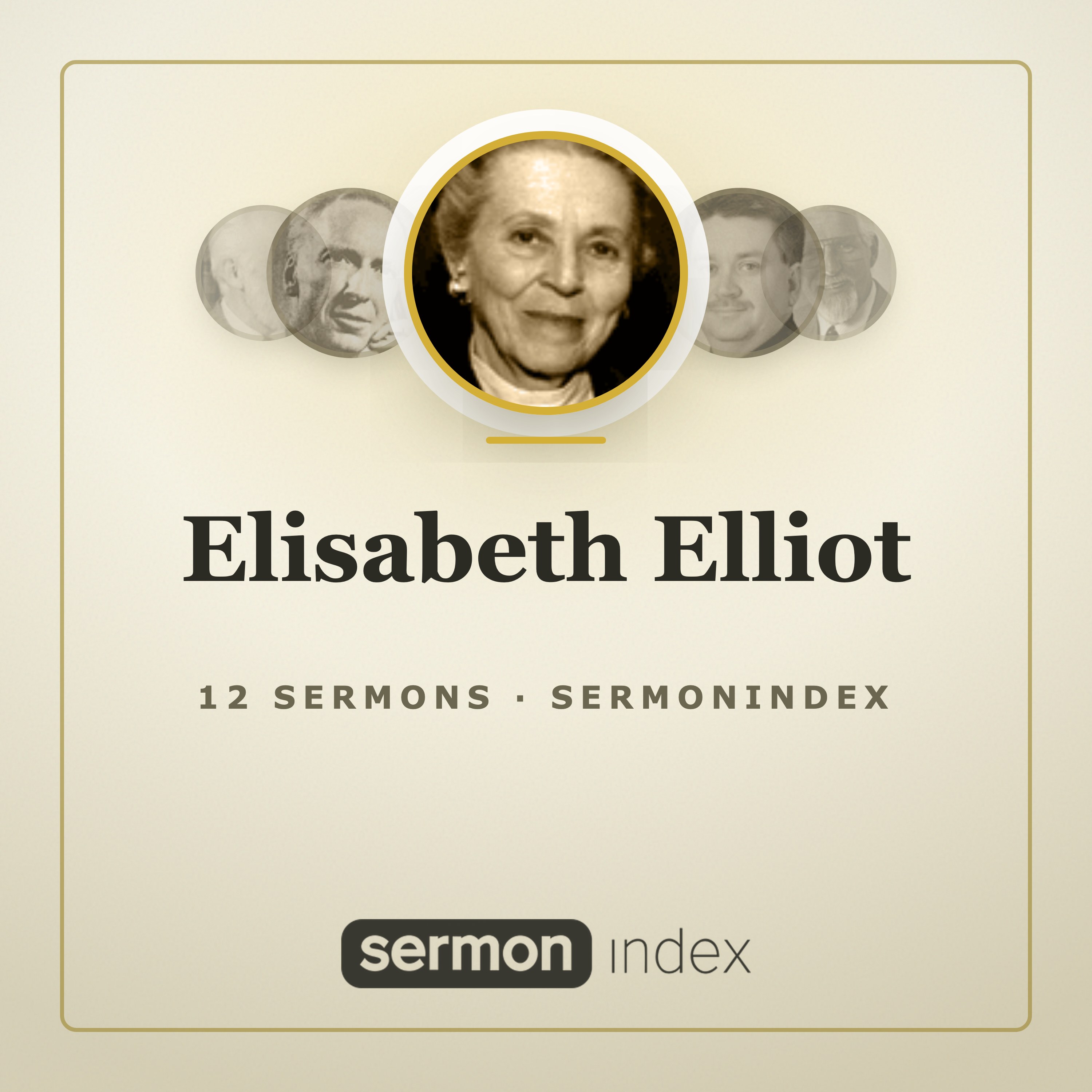 Elisabeth Elliot — SermonIndex podcast artwork