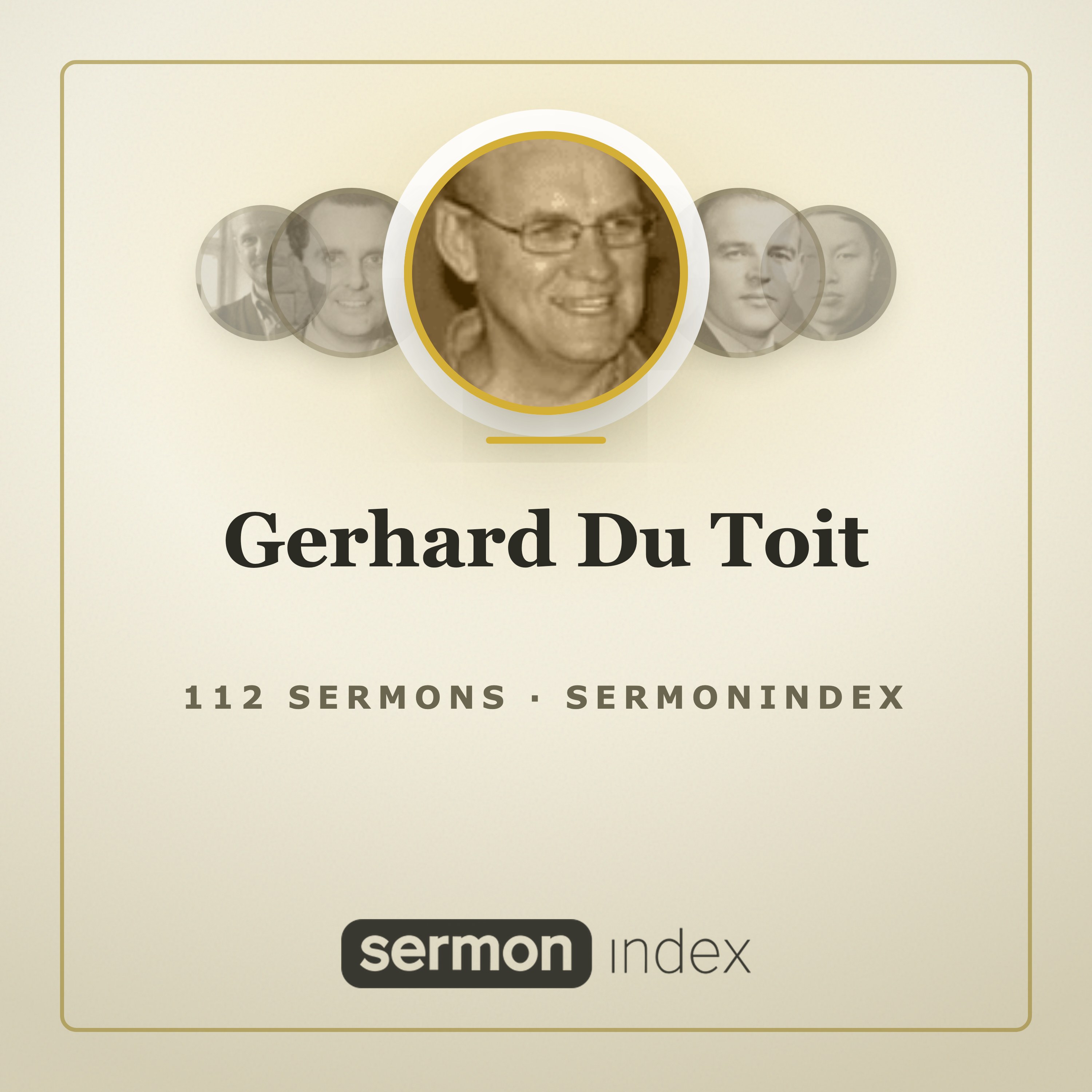 Gerhard Du Toit — SermonIndex podcast artwork
