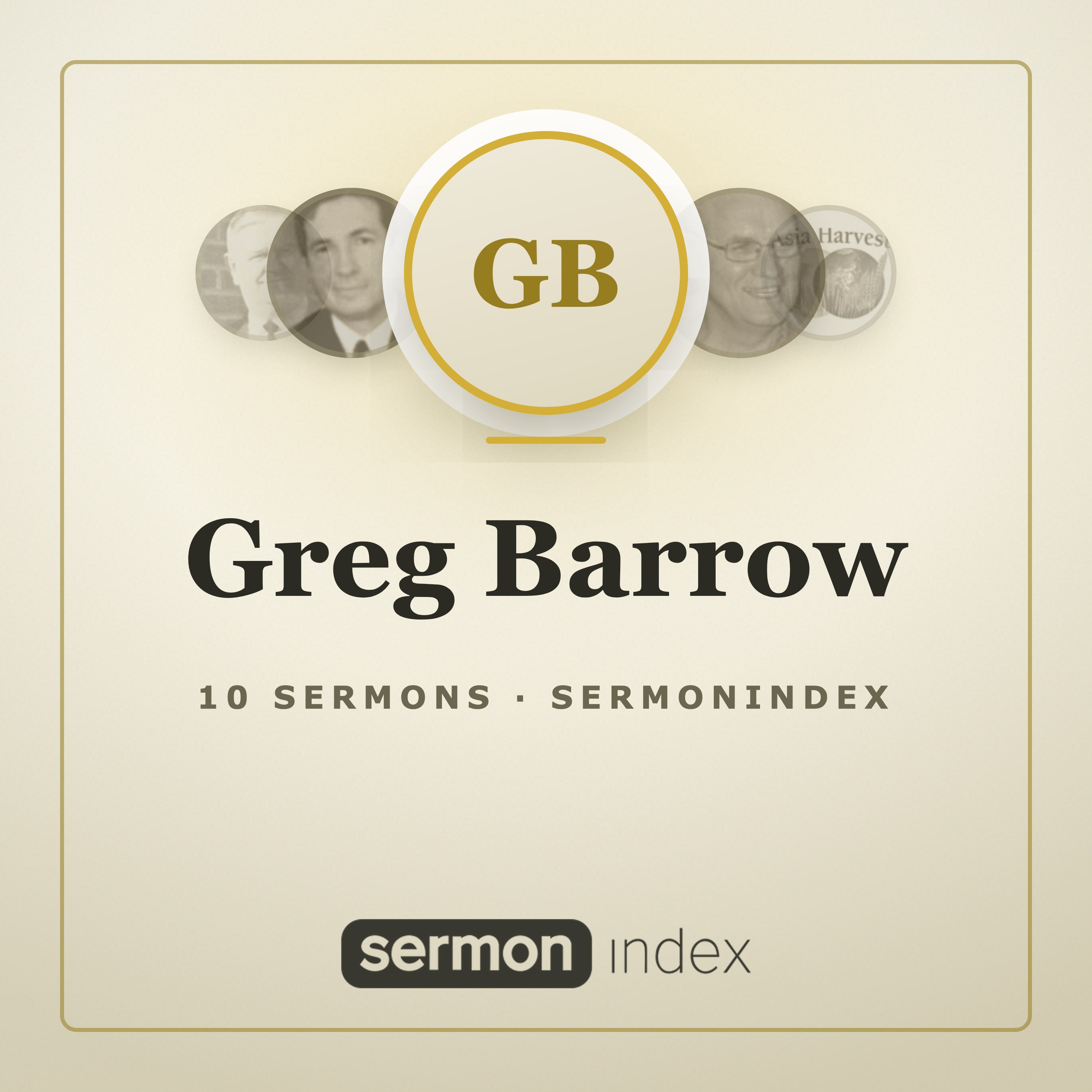 Greg Barrow — SermonIndex podcast artwork