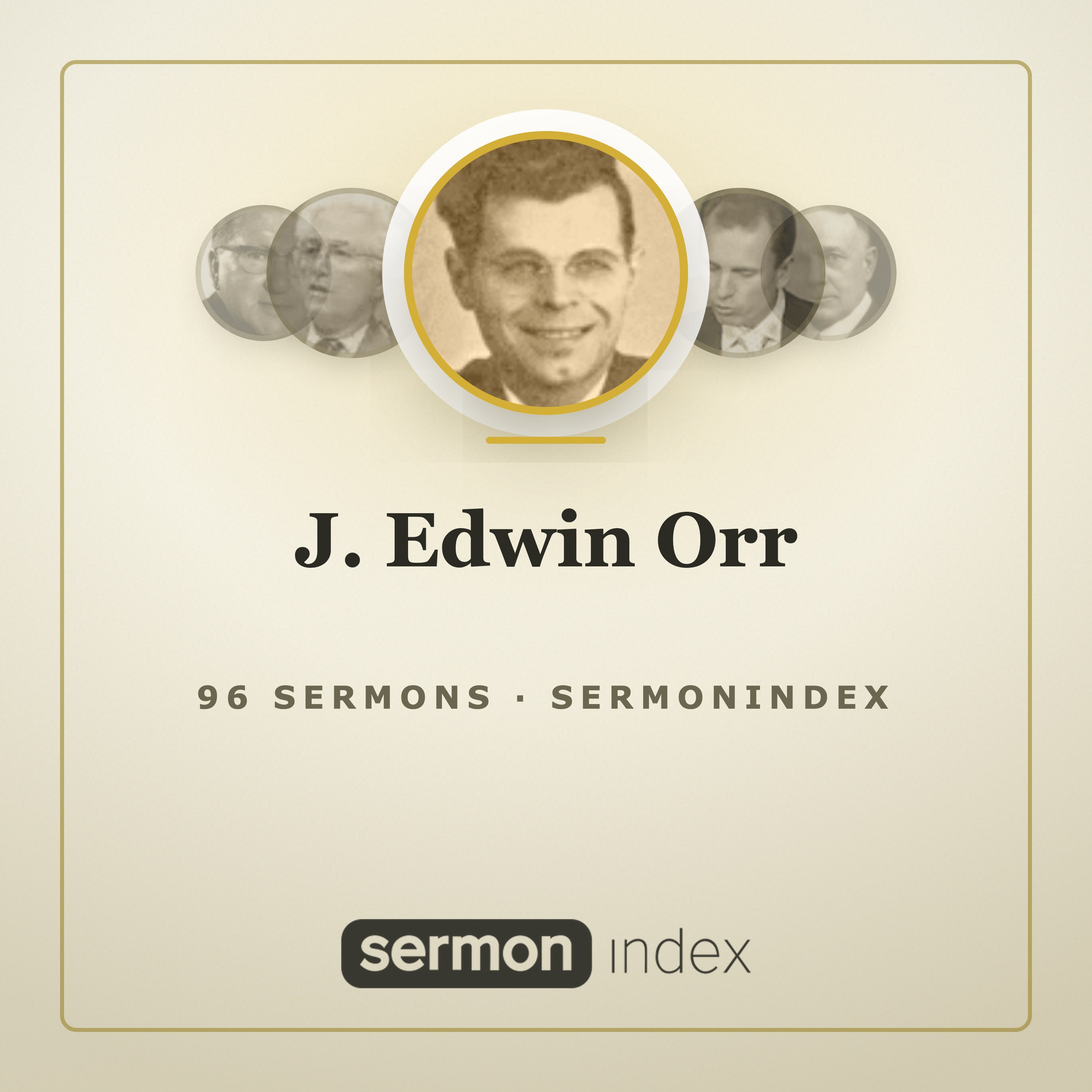 J. Edwin Orr — SermonIndex podcast artwork