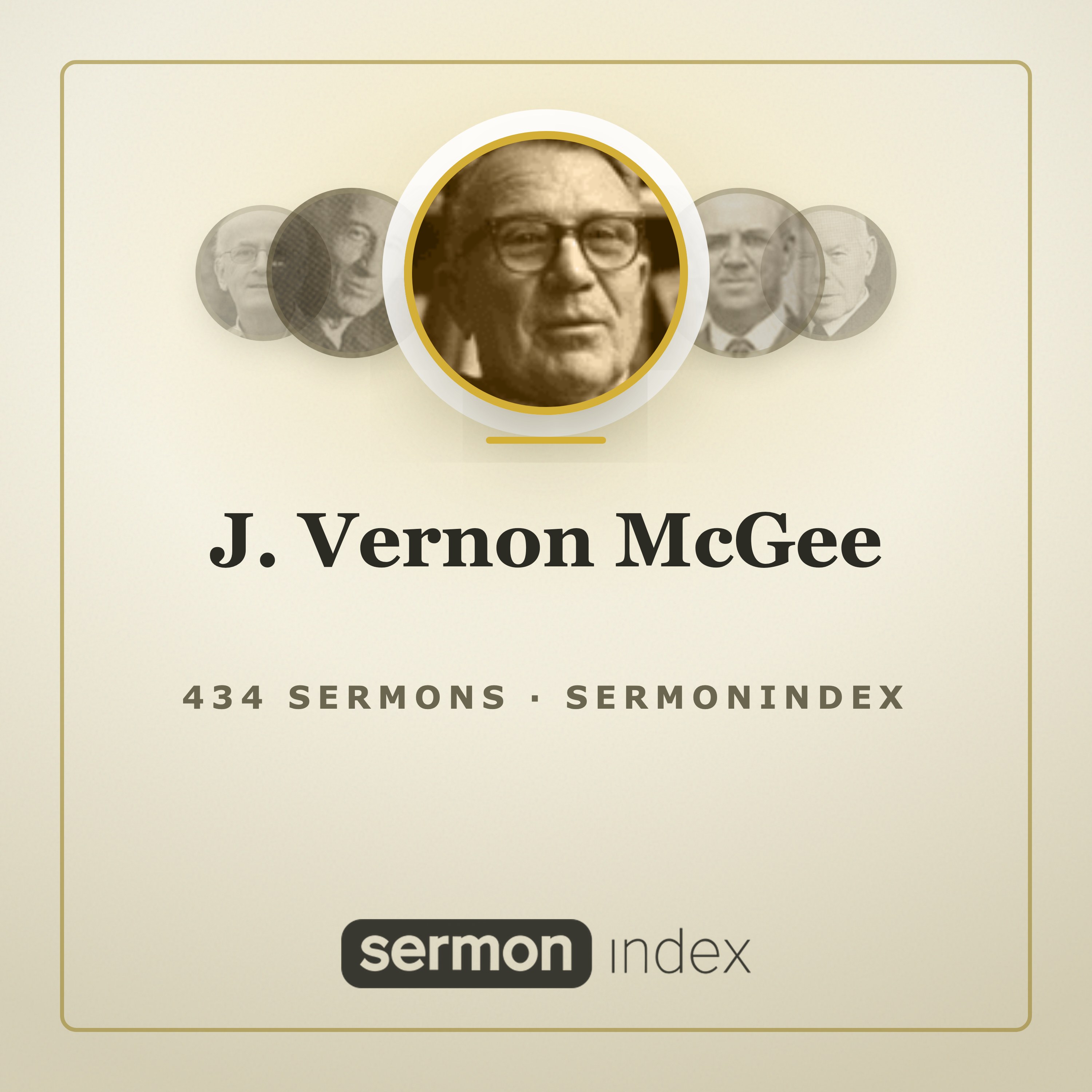 J. Vernon McGee — SermonIndex podcast artwork