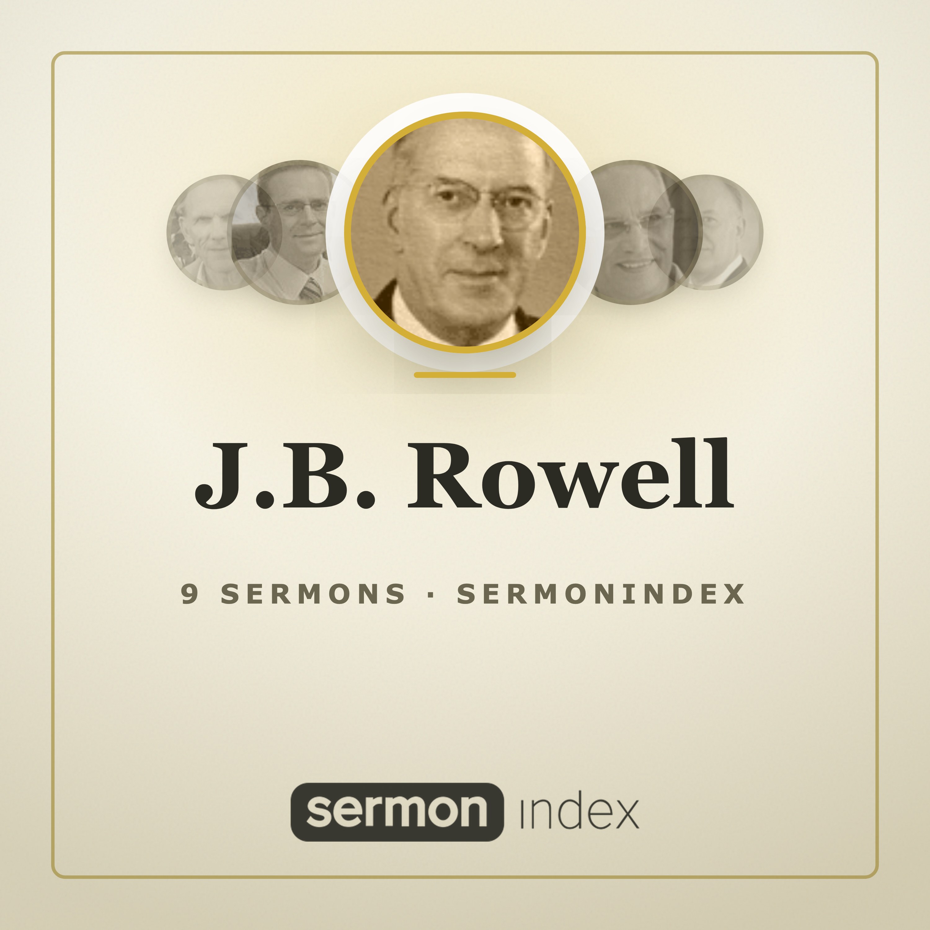 J.B. Rowell — SermonIndex podcast artwork
