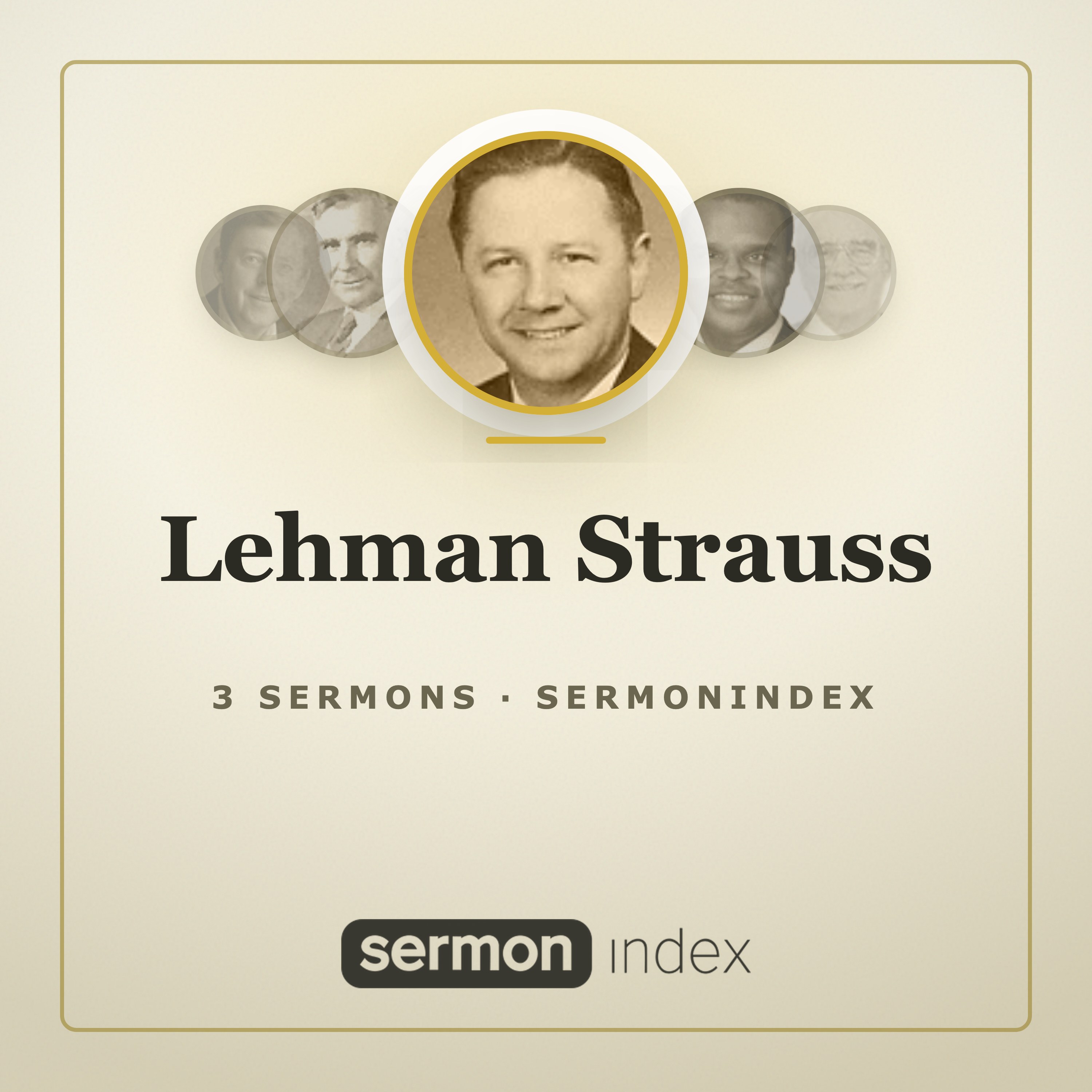 Lehman Strauss — SermonIndex podcast artwork
