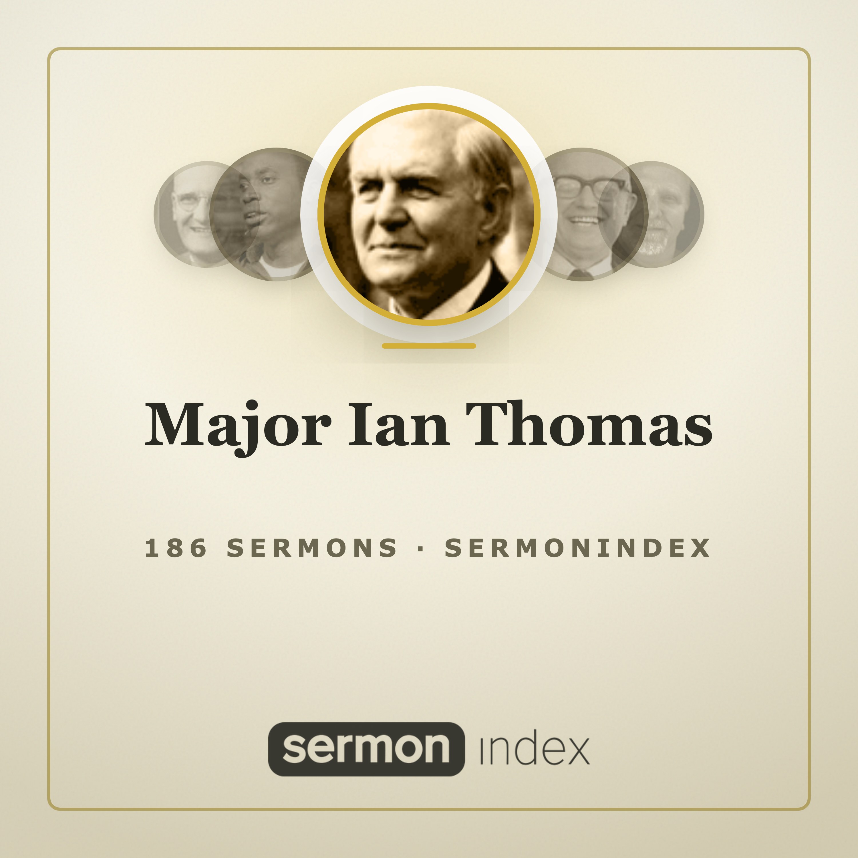 Major Ian Thomas — SermonIndex podcast artwork