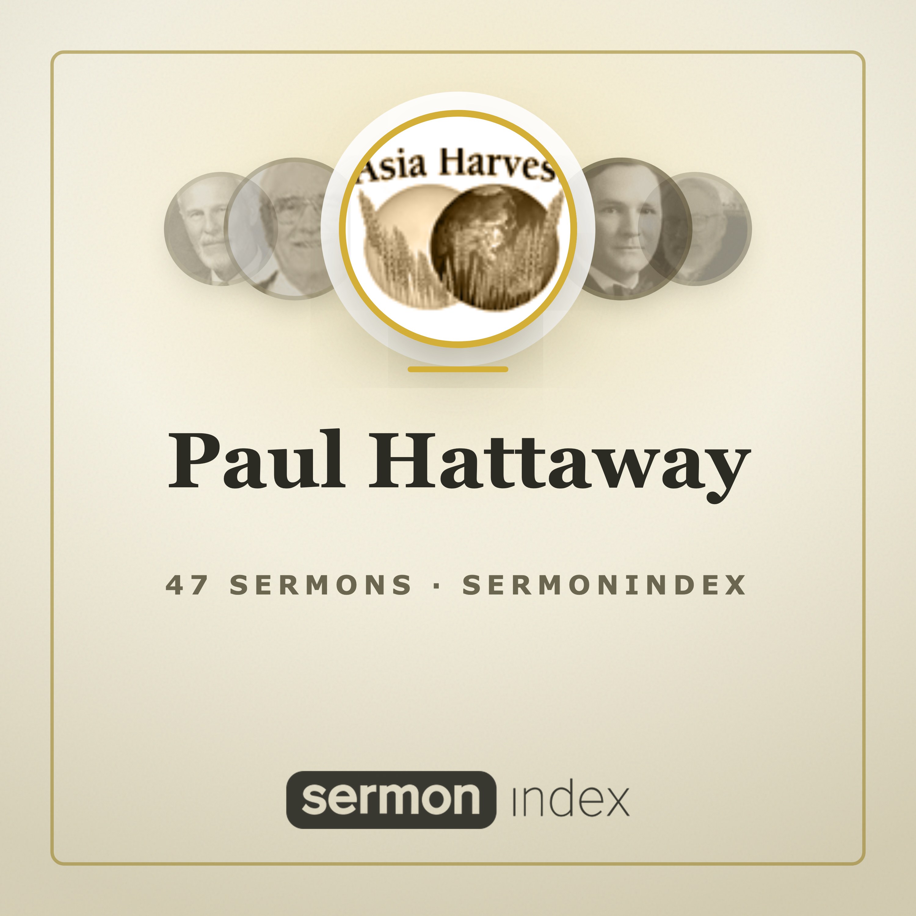Paul Hattaway — SermonIndex podcast artwork