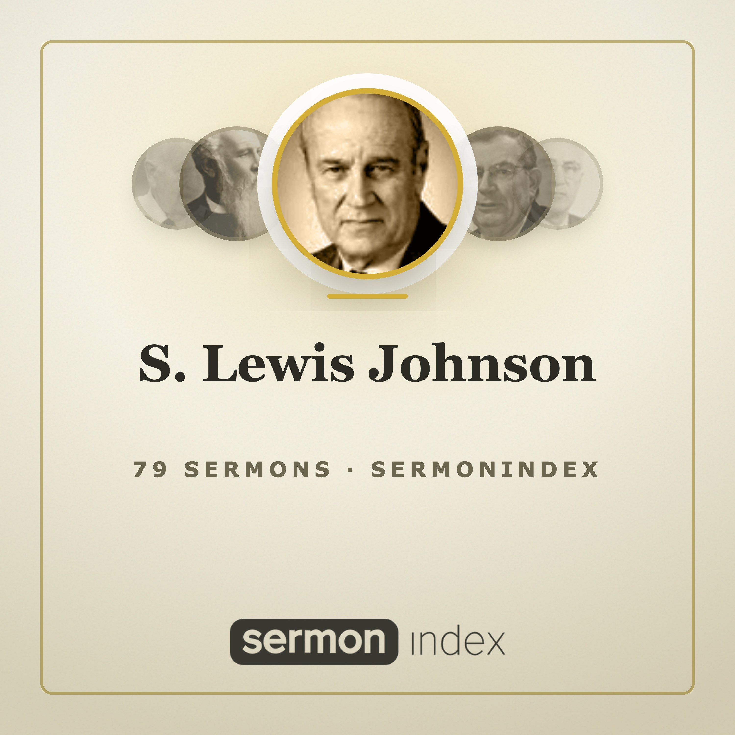 S. Lewis Johnson — SermonIndex podcast artwork