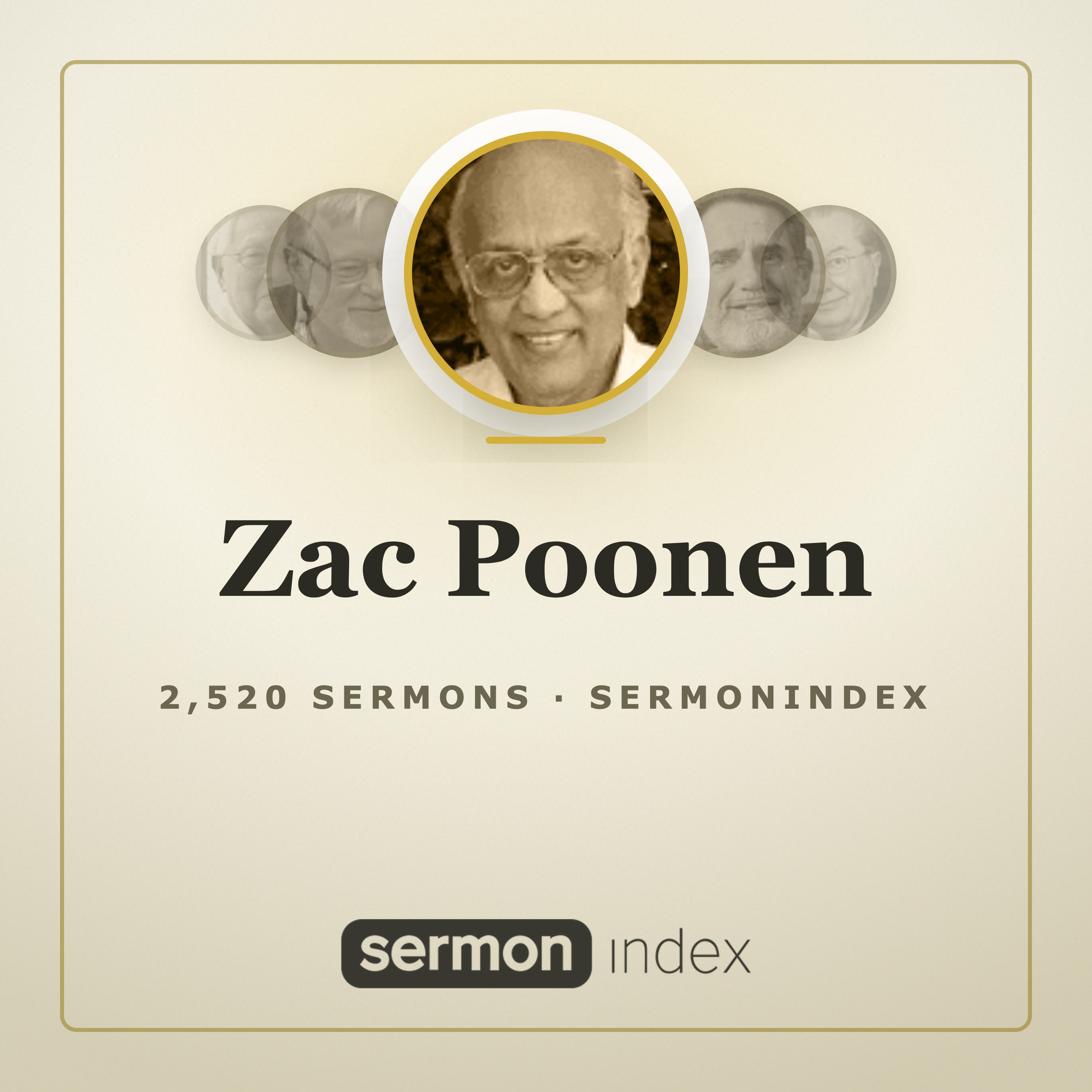 Zac Poonen — SermonIndex podcast artwork